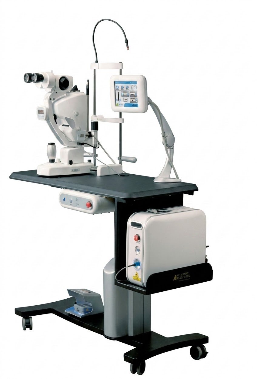Green laser facility for diabetic retinopathy treatment at Pooja Eye Hospital Bhusawal
